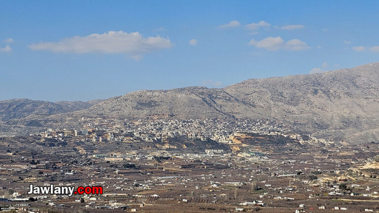 مجدل شمس وسهل اليعفوري