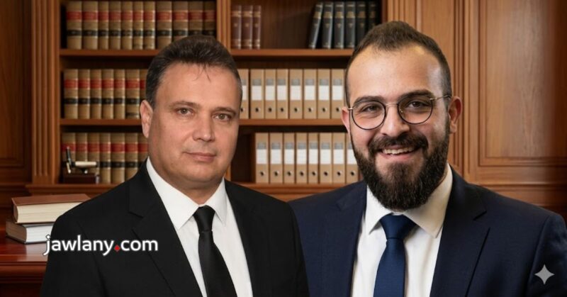 المحاميان مجد ابو صالح ووسام شرف